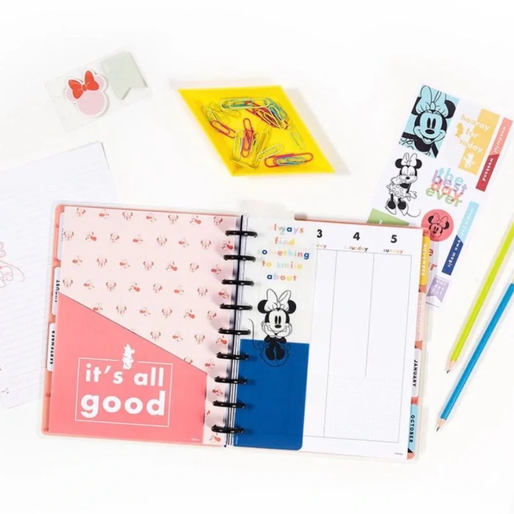 NWT-Happy Planner Disney© Minnie Mouse Magic Colorblock Classic Accessory Pack